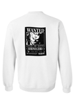 BUZO HOODIE CREWNECK ONE PIECE ANIME ZORO RORONOA WANTED