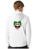 BUZO HOODIE CAPOTA super mario bros game nintendo luigi