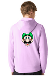 BUZO HOODIE CAPOTA super mario bros game nintendo luigi