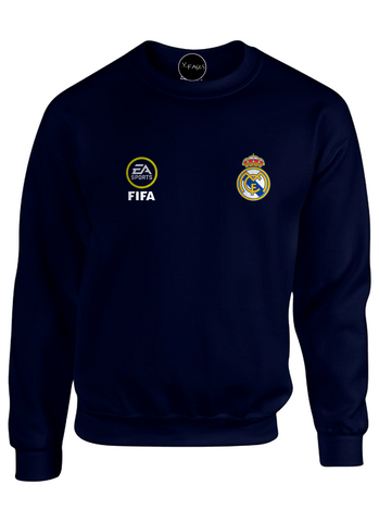 BUZO HOODIE CAPOTA DEPOTIVO REAL MADRID FIFA EA SPORTS HOMBRE