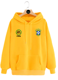 BUZO HOODIE CAPOTA DEPOTIVO BRASIL FIFA EA SPORTS MUJER