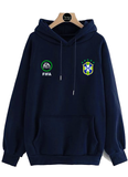 BUZO HOODIE CAPOTA DEPOTIVO BRASIL FIFA EA SPORTS MUJER