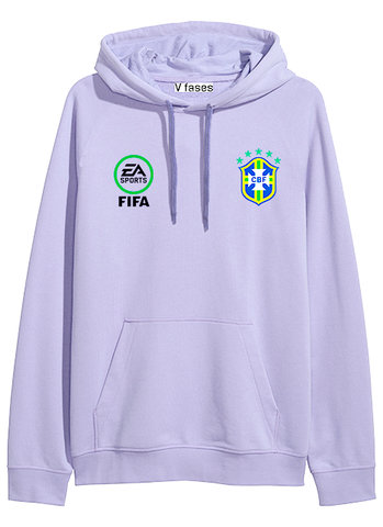 BUZO HOODIE CAPOTA DEPOTIVO BRASIL FIFA EA SPORTS MUJER