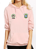 BUZO HOODIE CAPOTA DEPOTIVO BRASIL FIFA EA SPORTS MUJER